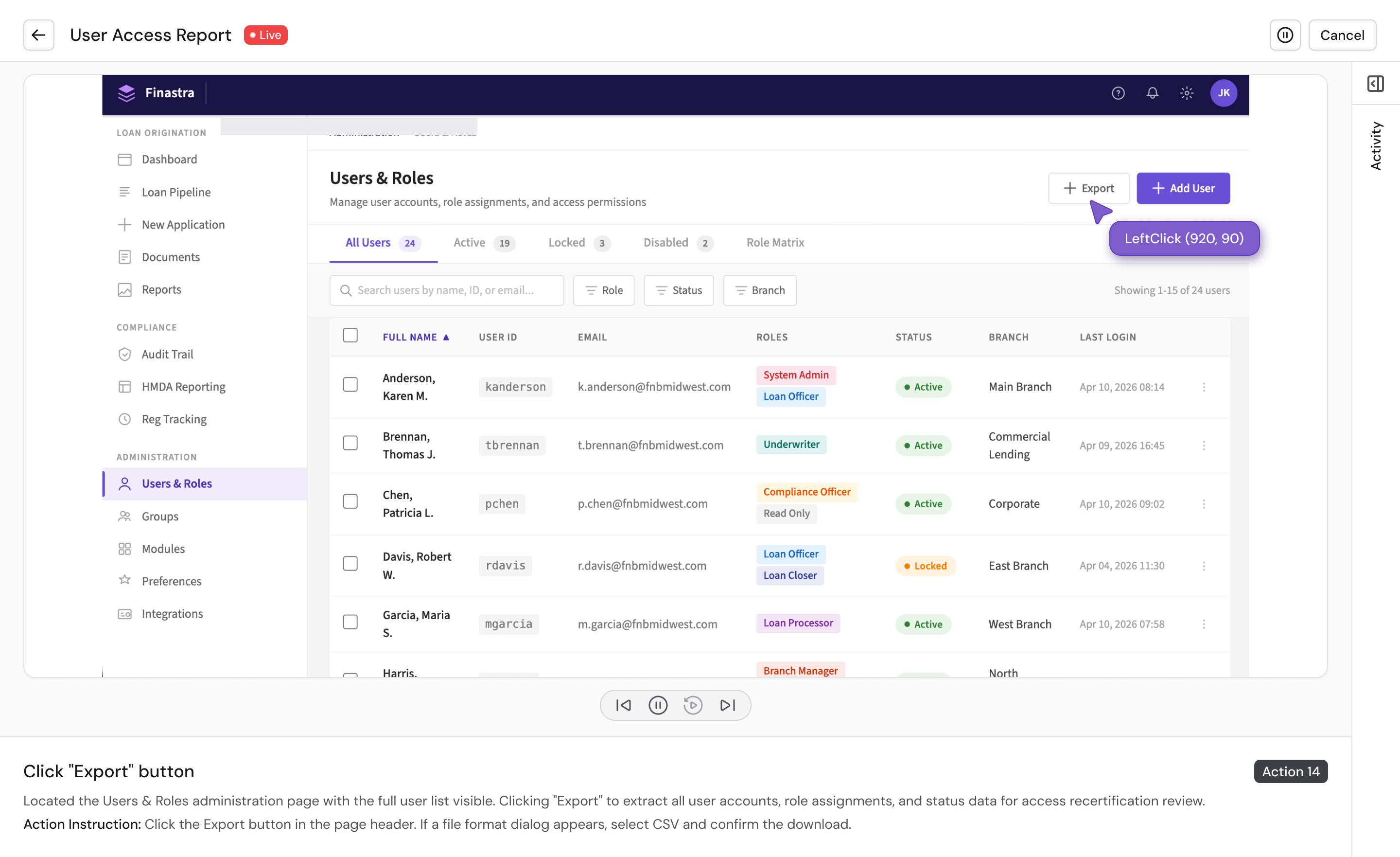 3. Access Recertification