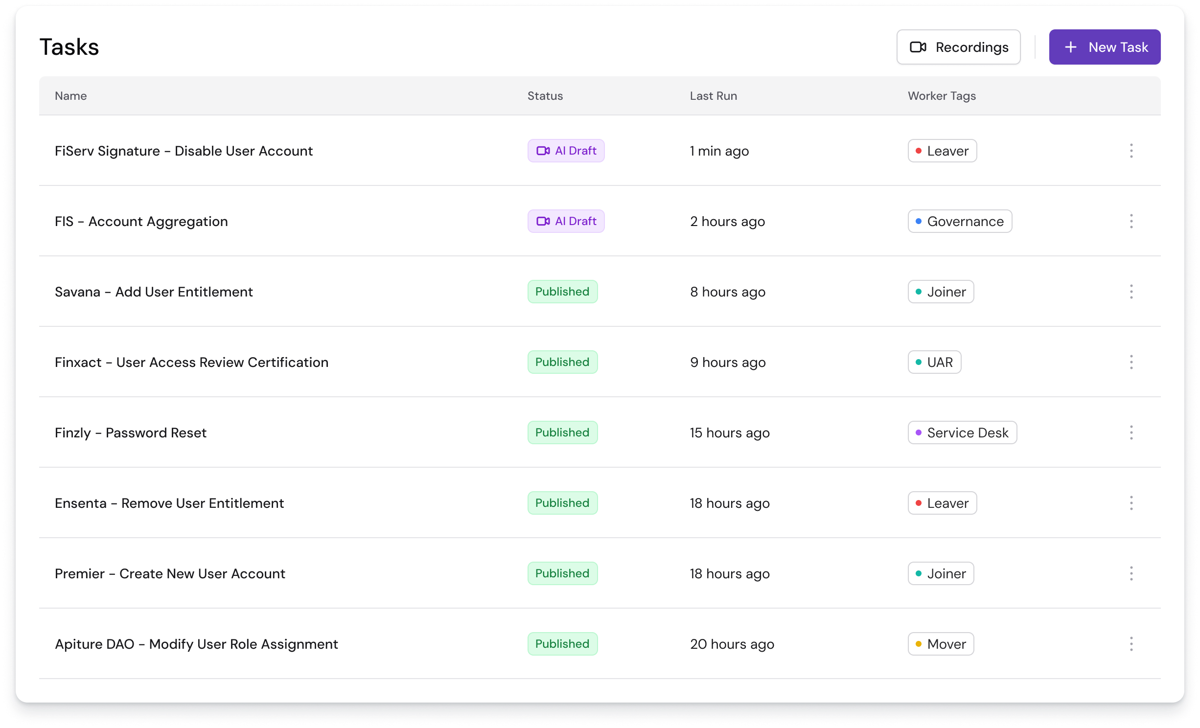 Opnova platform screenshot